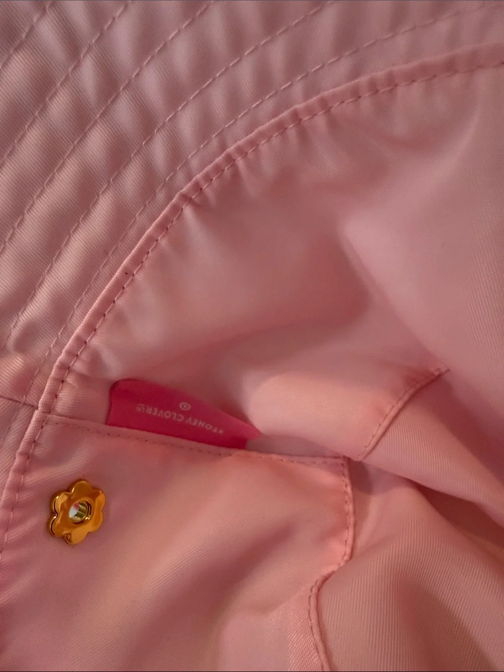 Stoney Clover Lane Light Pink Bucket Hat
